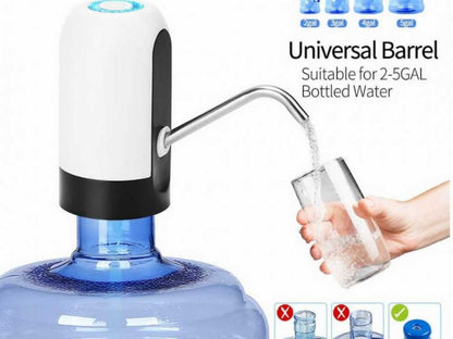 Rechargeable Automatic Water Dispenser Pump, Water Bottle Pump dispenser USB Charging Drinking mini Portable Electric dispenser pump for house and office
