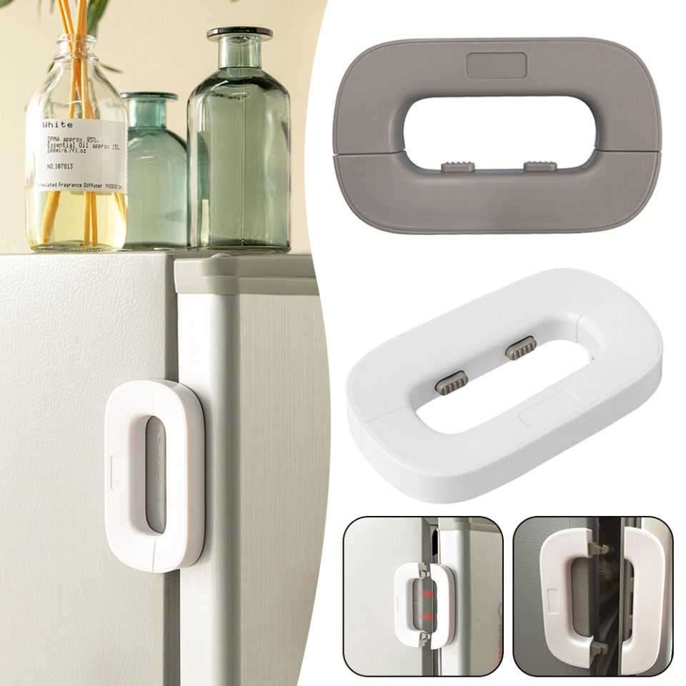 Refrigerator Lock for Child Safety Cabinet Lock Fridge Freezer Door Lock